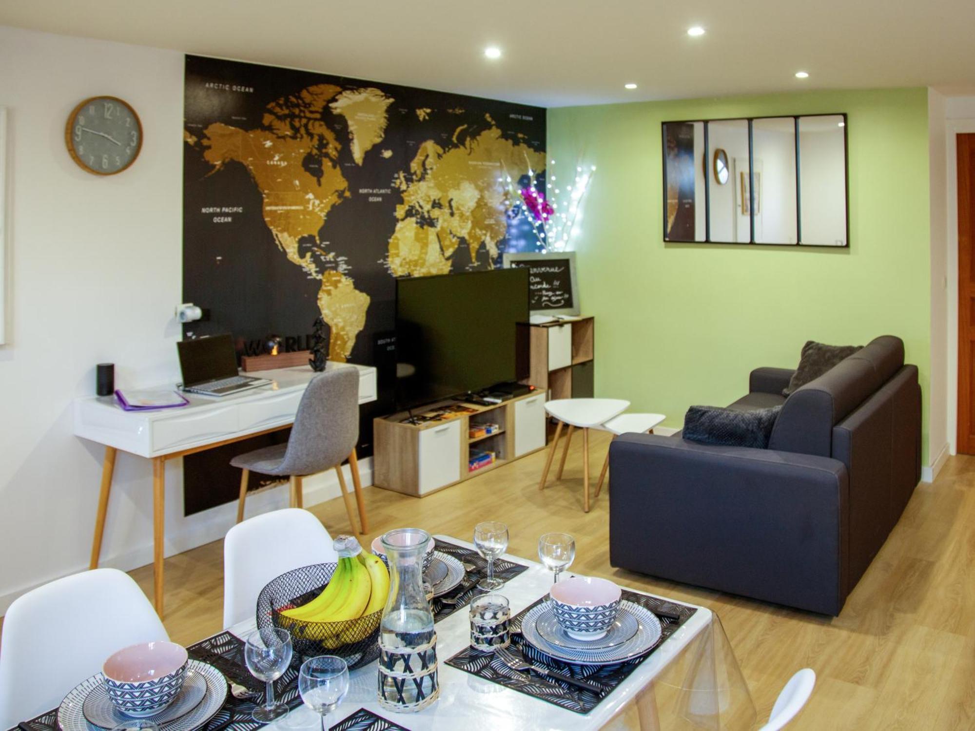 Апартаменты Le Concorde-Wifi-Clim-Parking-3Etoiles-Ockeys Bram Экстерьер фото